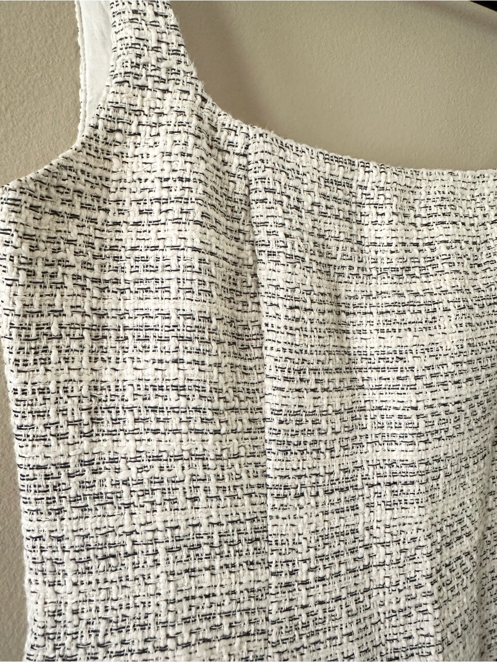 Staud Edie Boucle Tweed Scoop Back Mini Dress, Sz 6 - Picture 6 of 7
